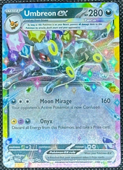 Umbreon EX 060/131 NM Double Rare Prismatic Evolutions Pokemon Card Free Ship - Image 1