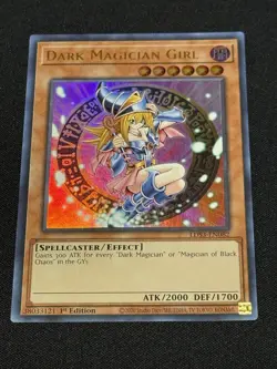 Yu-Gi-Oh! TCG Dark Magician Girl LDS3-EN082 Ultra Rare NM Condition - Image 1