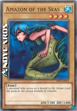 AMAZON OF THE SEAS (Amazzone Dei Mari) • Comune • AP06 EN016 • YUGIOH ANDYCARDS - Image 1