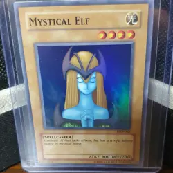 Konami Yu-Gi-Oh! TCG Mystical Elf LOB-062 Super Rare Regular Eng Unlimited - Image 2