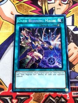 Dark Burning Magic ldk2-ens05 Ltd Ed (VLP) Secret Rare Yu-Gi-Oh! - Image 1