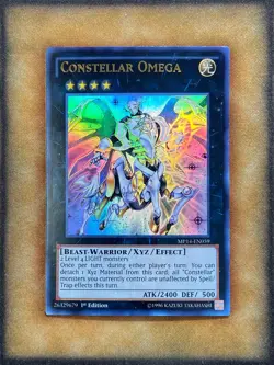 Yugioh Constellar Omega MP14-EN059 Ultra Rare 1st Ed NM - Image 1