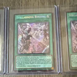 Konami Stellarnova Binding Spell BLGG-EN020 1st Ed Foil English x3 - Image 3