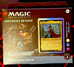 MTG Universes Beyond Warhammer 40K Forces Of The Imperium Commander Deck SEALED - Image 1