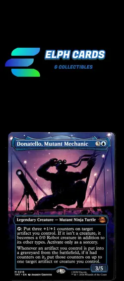 Teenage Mutant Ninja Turtles #216 Donatello, Mutant Mechanic (Borderless) - Image 1