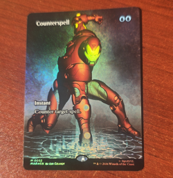 Magic: The Gathering Counterspell Mythic Foil Eng 0052 Marvel Iron Man Alt Art - Image 1