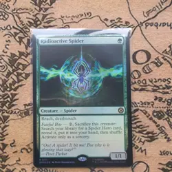 1x - Radioactive Spider - FOIL #111 - Marvel's Spider-Man - NM MTG - Image 1