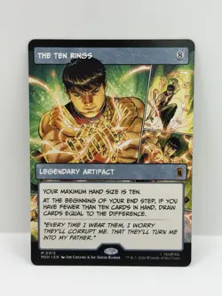 MTG Marvel Super Heroes - THE TEN RINGS #313 BORDERLESS - Non Foil NM - Image 1
