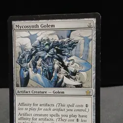 Wizards MTG Mycosynth Golem Fifth Dawn Artifact Rare Regular - Image 1