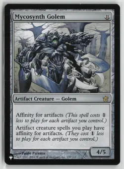 Mycosynth Golem Lightly Played 137/165 The List Reprints Magic: The Gathering - Image 1