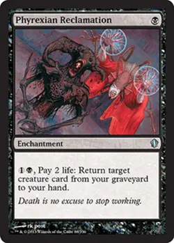 MTG Phyrexian Reclamation, Commander 2013, Heavily Played, English - Image 1