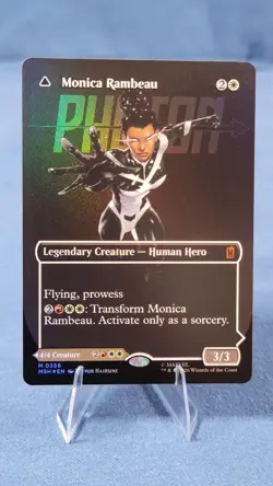 MTG Monica Rambeau Photon, Living Light (0356) - Foil - Borderless, NM-Mint, - Image 1