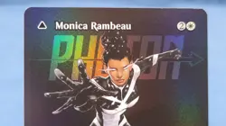MTG Monica Rambeau Photon, Living Light (0356) - Foil - Borderless, NM-Mint, - Image 2