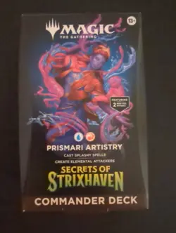 Prismari Artistry Commander Deck Secrets of Strixhaven New Sealed English MTG - Image 1
