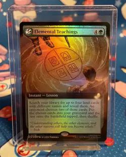 MTG FOIL Extended Art - Elemental Teachings - Avatar: The Last Airbender #378 - Image 1