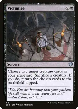 Magic The Gathering MTG VICTIMIZE Starter Commander Decks NM Near Mint - Image 1