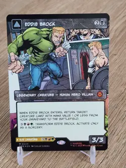 Eddie Brock - Foil (0224) (Borderless) Marvel's Spider-Man MTG - Image 1