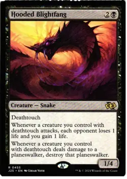 Hooded Blightfang 455 Rare Foundations Jumpstart Magic: The Gathering Near Mint - Image 1