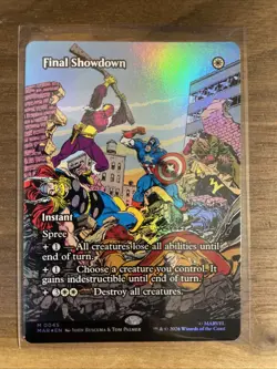 MTG: Final Showdown - M0045 (Marvel Super Heroes 2026) Borderless Foil NM - Image 1