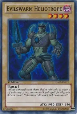 Yugioh - Evilswarm Heliotrope (Super Rare) (1st Edition) - HA07-EN011 (P) - Image 1