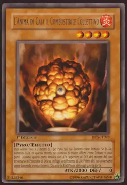 L'ANIMA DI GAIA IL COMBUSTIBILE COLLETTIVO - RDS-IT028 YU-GI-OH 1°EDIZION "RARA" - Image 1