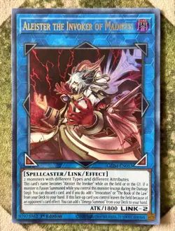 YuGiOh ALEISTER THE INVOKER OF MADNESS Ultra Rare GEIM-EN053 - Image 2
