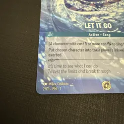 Disney Lorcana LET IT GO Top Prize Challenge Foil Promo 2/C1 EN 1 - Image 3