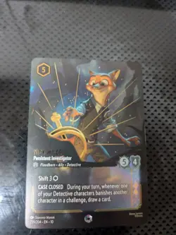 Nick Wilde - Persistent Investigator - Enchanted 239/204 - Lorcana - Image 1