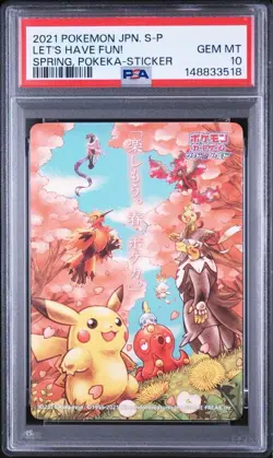 Spring Pokemon Card 2021 PSA10 - Image 1