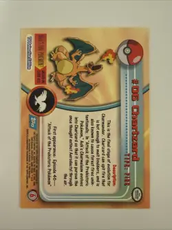 Pokemon Topps Trading Cards Charizard #06 - Image 2