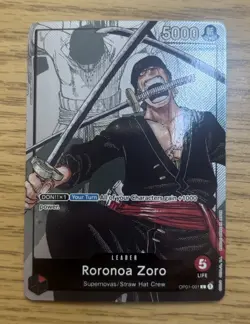 RORONOA ZORO 25TH ANNIVERSARY ALT ART OP01-001 - ONE PIECE CARD GAME - Image 1