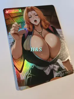 Rangiku Matsumoto Bleach Anime Sexy Waifu Comic Card ACG CCG Manga One Punch Man - Image 3