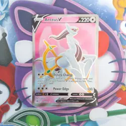 Pokemon TCG Arceus v Brilliant Stars Holo Ultra Rare Card 165/172 - Image 1