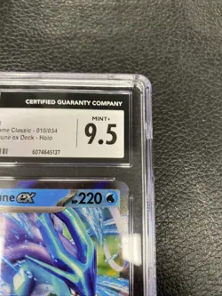 B6 Pokemon TCG Suicune EX Classic Collection Trading Card 010/034 CGC 9.5 - Image 3