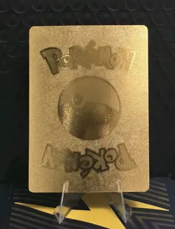 Pokemon Zygarde GX 237hp GOLD Foil Fan Art Collector Card TCG - Image 2