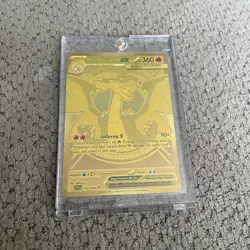 Pokemon Mega Charizard X ex Gold Rare Card 130/094 - Image 1