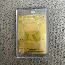 Pokemon Mega Charizard X ex Gold Rare Card 130/094 - Image 2