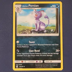 Alolan Persian 79/149 - Sun & Moon - Uncommon Pokemon Card - LP - Image 1