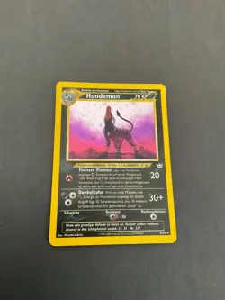 Pokemon TCG Houndoom 8/64 Neo Revelation Holo Rare Unlimited Card 2001 Vintage - Image 1
