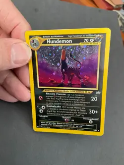 Pokemon TCG Houndoom 8/64 Neo Revelation Holo Rare Unlimited Card 2001 Vintage - Image 4