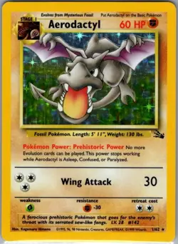 Aerodactyl 1/62 Holo Fossil - Pokemon Card - NM - Image 1