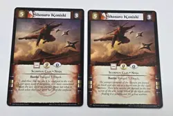 2 Shosuro Konishi Scorpion Clan Card Legend of the Five Rings CCG Dynasty Ninja - Image 1