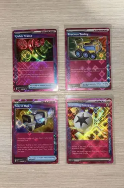 Pokemon TCG Lot Of 4 Ace Spec Trainer Cards, Unfair Stamp, Secret Box, Etc. - Image 1
