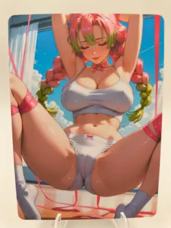 Mitsuri DoubleSided Card - Demon Slayer - Spicy Waifu Doujin Lewd Goddess Story - Image 1