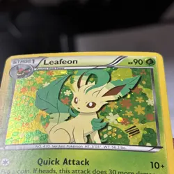 Pokemon Card - Leafeon Black And White Promo BW87 Holo Promo MP - Image 3