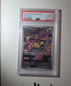 Pokemon Pikachu 173/165 SV2a Card 151 Japanese Art Rare Holo PSA 10 - Image 1