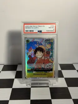 MONKEY D. LUFFY 500 YEARS IN THE FUTURE 2025 PRB02 THE BEST VOL.2 OP07-109 PSA 8 - Image 1