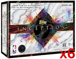 Lot of 6 x 2025-26 Topps Inception Basketball Hobby Box New Sealed ***Presale*** - Image 1