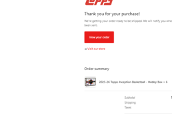 Lot of 6 x 2025-26 Topps Inception Basketball Hobby Box New Sealed ***Presale*** - Image 2
