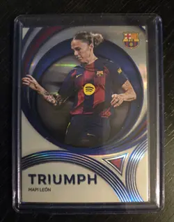 Mapi Leon FC Barcelona 2025 Futera Numbered 01/04 - Image 1